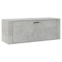 Mueble zapatero pared contrachapada gris hormigón 100x35x38 cm de vidaXL, Zapateros y organizadores de calzado - Ref: Foro24-...