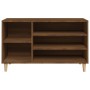 Mueble zapatero madera contrachapada roble marrón 102x36x60 cm de vidaXL, Zapateros y organizadores de calzado - Ref: Foro24-...