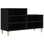 Mueble zapatero madera contrachapada negro 102x36x60 cm de vidaXL, Zapateros y organizadores de calzado - Ref: Foro24-819725,...