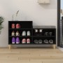 Mueble zapatero madera contrachapada negro 102x36x60 cm de vidaXL, Zapateros y organizadores de calzado - Ref: Foro24-819725,...