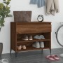 Shoe cabinet made of brown oak plywood, measuring 70x36x60 cm. by vidaXL, Shoe racks and shoe organizers - Ref: Foro24-819771...