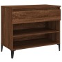 Shoe cabinet made of brown oak plywood, measuring 70x36x60 cm. by vidaXL, Shoe racks and shoe organizers - Ref: Foro24-819771...