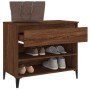 Shoe cabinet made of brown oak plywood, measuring 70x36x60 cm. by vidaXL, Shoe racks and shoe organizers - Ref: Foro24-819771...