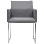 Dining chairs 4 units light gray fabric by vidaXL, dining chairs - Ref: Foro24-275578, Price: 386,87 €, Discount: %