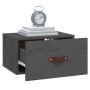 Gray wall-mounted bedside table 40x29.5x22 cm by vidaXL, Lockers and storage cabinets - Ref: Foro24-820990, Price: 33,99 €, D...