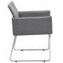 Dining chairs 4 units light gray fabric by vidaXL, dining chairs - Ref: Foro24-275578, Price: 386,87 €, Discount: %