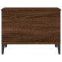 Mesa de centro madera contrachapada roble marrón 60x44,5x45 cm de vidaXL, Mesas de centro - Ref: Foro24-819579, Precio: 60,78...