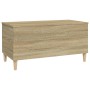 Mesa de centro madera contrachapada roble Sonoma 90x44,5x45 cm de vidaXL, Mesas de centro - Ref: Foro24-819583, Precio: 68,58...