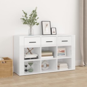 Glossy white plywood sideboard 100x30x59.5 cm by vidaXL, Sideboards - Ref: Foro24-821006, Price: 98,99 €, Discount: %