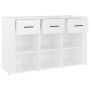 Glossy white plywood sideboard 100x30x59.5 cm by vidaXL, Sideboards - Ref: Foro24-821006, Price: 98,99 €, Discount: %