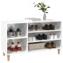 Glossy white plywood shoe cabinet 102x36x60 cm by vidaXL, Shoe racks and shoe organizers - Ref: Foro24-819742, Price: 49,78 €...