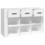 White plywood sideboard 100x30x59.5 cm by vidaXL, Sideboards - Ref: Foro24-821004, Price: 104,67 €, Discount: %