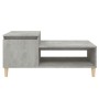 Mesa de centro madera contrachapada gris hormigón 100x50x45 cm de vidaXL, Mesas de centro - Ref: Foro24-821128, Precio: 51,24...