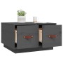 Solid gray pine wood coffee table 60x53x35 cm by vidaXL, Coffee table - Ref: Foro24-820968, Price: 94,99 €, Discount: %