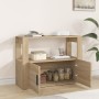 Sideboard aus Sonoma-Eichensperrholz, 80 x 30 x 60 cm von vidaXL, Sideboards - Ref: Foro24-819455, Preis: 68,11 €, Rabatt: %