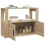 Sonoma oak plywood sideboard 80x30x60 cm by vidaXL, Sideboards - Ref: Foro24-819455, Price: 75,71 €, Discount: %