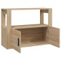 Sonoma oak plywood sideboard 80x30x60 cm by vidaXL, Sideboards - Ref: Foro24-819455, Price: 75,71 €, Discount: %