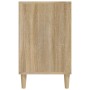 Mueble zapatero madera contrachapada roble Sonoma 102x36x60 cm de vidaXL, Zapateros y organizadores de calzado - Ref: Foro24-...