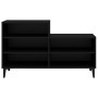 Mueble zapatero madera contrachapada negro 102x36x60 cm de vidaXL, Zapateros y organizadores de calzado - Ref: Foro24-819733,...