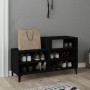 Mueble zapatero madera contrachapada negro 102x36x60 cm de vidaXL, Zapateros y organizadores de calzado - Ref: Foro24-819733,...