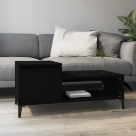 Black plywood coffee table 100x50x45 cm by vidaXL, Coffee table - Ref: Foro24-821133, Price: 48,99 €, Discount: %