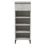 Mueble zapatero madera contrachapada gris hormigón 40x36x105 cm de vidaXL, Zapateros y organizadores de calzado - Ref: Foro24...