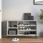 Mueble zapatero madera contrachapada gris hormigón 102x36x60 cm de vidaXL, Zapateros y organizadores de calzado - Ref: Foro24...