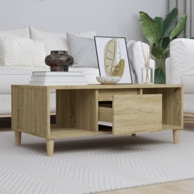 Sonoma oak plywood coffee table 90x50x36.5 cm by vidaXL, Coffee table - Ref: Foro24-821063, Price: 64,03 €, Discount: %