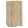 Aparador madera contrachapada color roble Sonoma 40x33x70 cm de vidaXL, Aparadores - Ref: Foro24-819415, Precio: 53,89 €, Des...