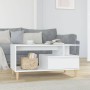 Glossy white plywood coffee table 90x49x45 cm by vidaXL, Coffee table - Ref: Foro24-819614, Price: 73,64 €, Discount: %