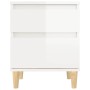 Nightstands 2 units glossy white 40x35x50 cm by vidaXL, Lockers and storage cabinets - Ref: Foro24-821831, Price: 72,98 €, Di...