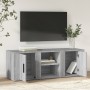 Sonoma gray plywood TV cabinet 100x31.5x35 cm by vidaXL, TV Furniture - Ref: Foro24-819434, Price: 58,06 €, Discount: %