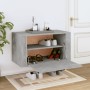 Concrete gray plywood wall shoe rack furniture 70x35x38 cm by vidaXL, Shoe racks and shoe organizers - Ref: Foro24-821016, Pr...