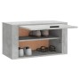 Mueble zapatero pared contrachapada gris hormigón 70x35x38 cm de vidaXL, Zapateros y organizadores de calzado - Ref: Foro24-8...