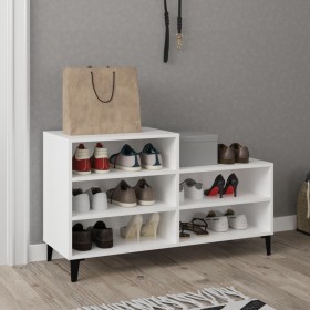 White plywood shoe cabinet 102x36x60 cm by vidaXL, Shoe racks and shoe organizers - Ref: Foro24-819732, Price: 47,99 €, Disco...