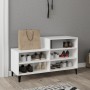 White plywood shoe cabinet 102x36x60 cm by vidaXL, Shoe racks and shoe organizers - Ref: Foro24-819732, Price: 47,83 €, Disco...