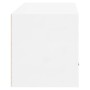 Mueble zapatero pared contrachapada blanco brillo 70x35x38 cm de vidaXL, Zapateros y organizadores de calzado - Ref: Foro24-8...