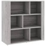 Aparador de madera contrachapada gris Sonoma 80x30x80 cm de vidaXL, Aparadores - Ref: Foro24-819490, Precio: 59,99 €, Descuen...