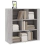 Aparador de madera contrachapada gris Sonoma 80x30x80 cm de vidaXL, Aparadores - Ref: Foro24-819490, Precio: 59,99 €, Descuen...