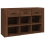 Brown oak plywood sideboard 100x30x59.5 cm by vidaXL, Sideboards - Ref: Foro24-821011, Price: 95,92 €, Discount: %