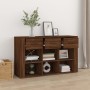 Brown oak plywood sideboard 100x30x59.5 cm by vidaXL, Sideboards - Ref: Foro24-821011, Price: 95,92 €, Discount: %