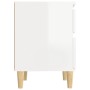 Nightstands 2 units glossy white 40x35x50 cm by vidaXL, Lockers and storage cabinets - Ref: Foro24-821831, Price: 72,98 €, Di...