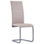 Cantilever dining chairs 6 pcs cappuccino synthetic leather by vidaXL, dining chairs - Ref: Foro24-278099, Price: 359,04 €, D...