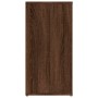 Aparador de madera contrachapada marrón roble 100x30x59,5 cm de vidaXL, Aparadores - Ref: Foro24-821011, Precio: 96,99 €, Des...