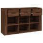 Brown oak plywood sideboard 100x30x59.5 cm by vidaXL, Sideboards - Ref: Foro24-821011, Price: 95,92 €, Discount: %