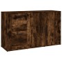 Aparador madera contrachapada roble ahumado 100x33x59,5 cm de vidaXL, Aparadores - Ref: Foro24-821001, Precio: 98,19 €, Descu...