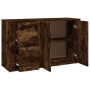 Aparador madera contrachapada roble ahumado 100x33x59,5 cm de vidaXL, Aparadores - Ref: Foro24-821001, Precio: 98,19 €, Descu...