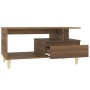 Mesa de centro madera contrachapada roble marrón 90x49x45 cm de vidaXL, Mesas de centro - Ref: Foro24-819619, Precio: 61,88 €...