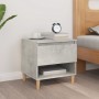 Concrete gray plywood bedside table 50x46x50 cm by vidaXL, Nightstands - Ref: Foro24-819540, Price: 47,88 €, Discount: %