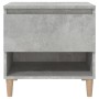 Concrete gray plywood bedside table 50x46x50 cm by vidaXL, Nightstands - Ref: Foro24-819540, Price: 47,88 €, Discount: %